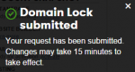 domain lock on