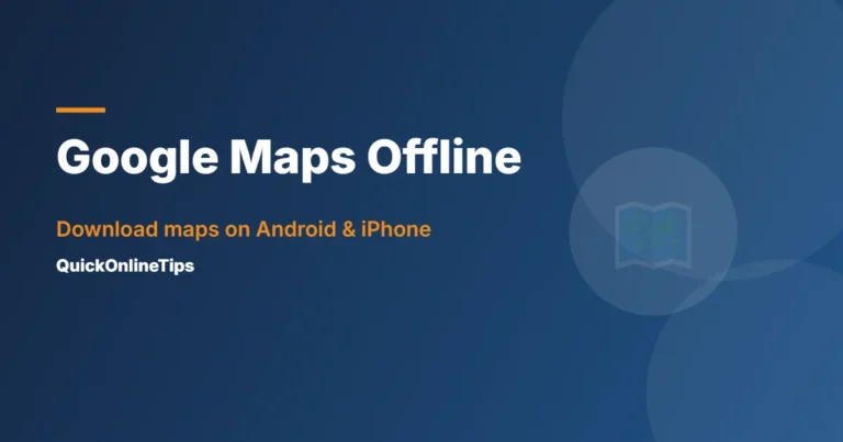 Download Google Maps offline