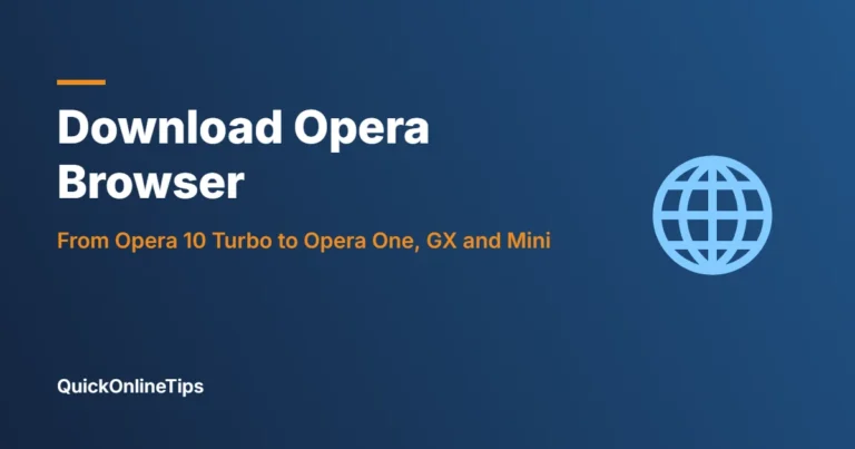 Download Opera browser