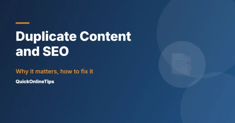 Duplicate content and SEO