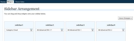 4 Dynamic Widget Sidebars
