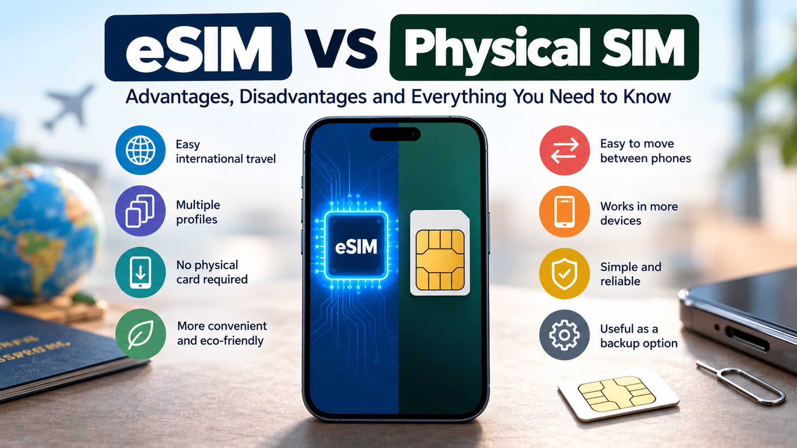 eSIM vs physical SIM in India