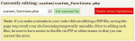 Edit thesis php files