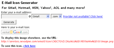 email icon generator