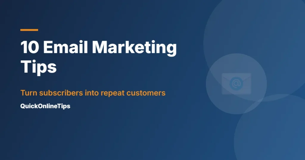 Email marketing tips