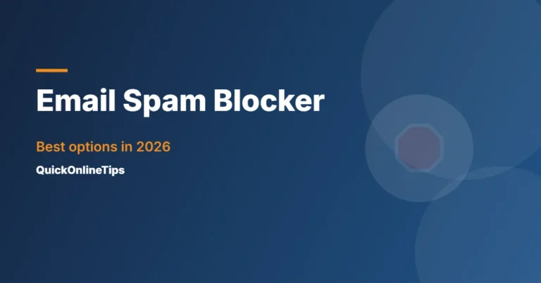 Email spam blocker options