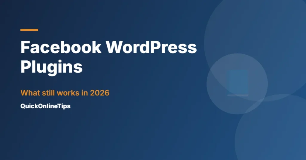 Facebook WordPress plugins