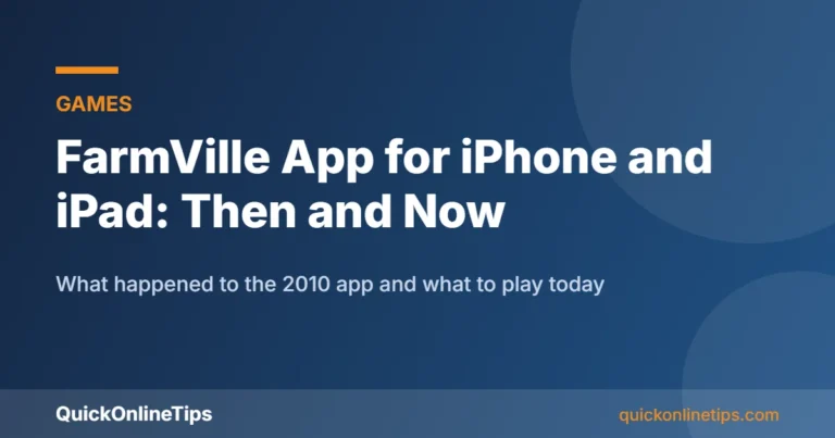 FarmVille app for iPhone and iPad