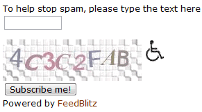 feedblitz captcha