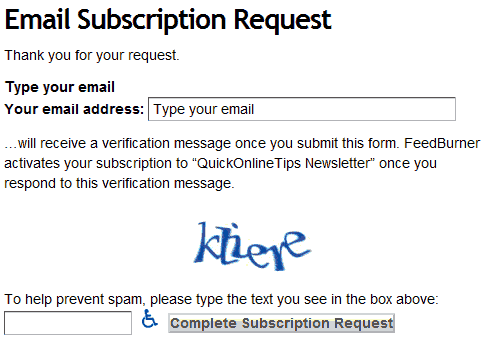 feedburner captcha 