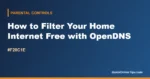 How to Filter Your Home Internet Free with OpenDNS (2026)