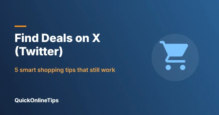 How to find deals on Twitter and X