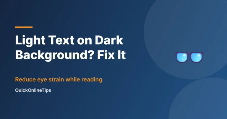 Fix light text on dark background