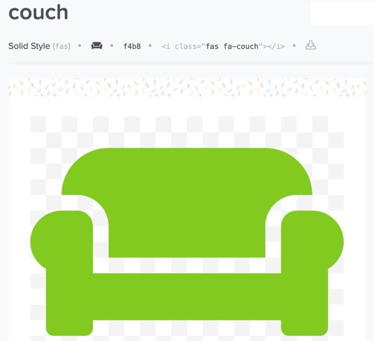 Font awesome code