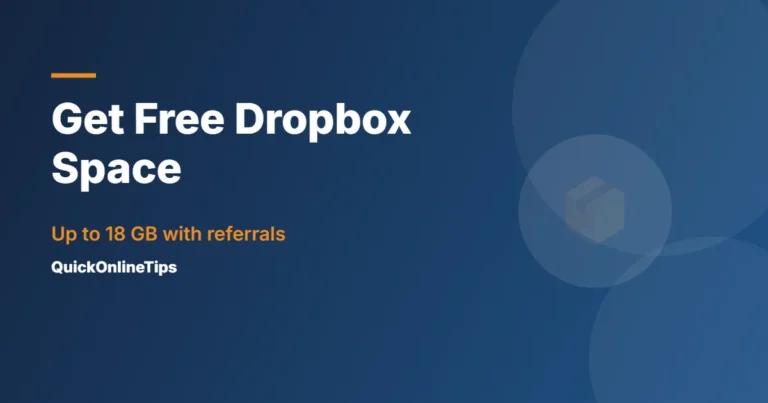 How to get free Dropbox space