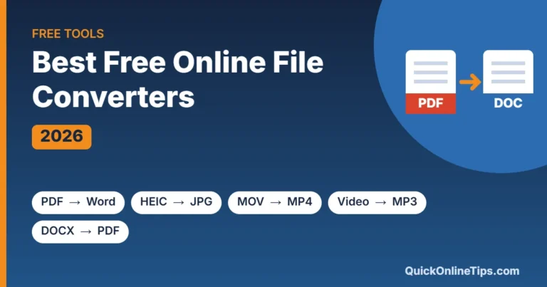 Best free online file converter tools 2026