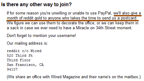 free reddit gold membership