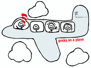 geeks on plane