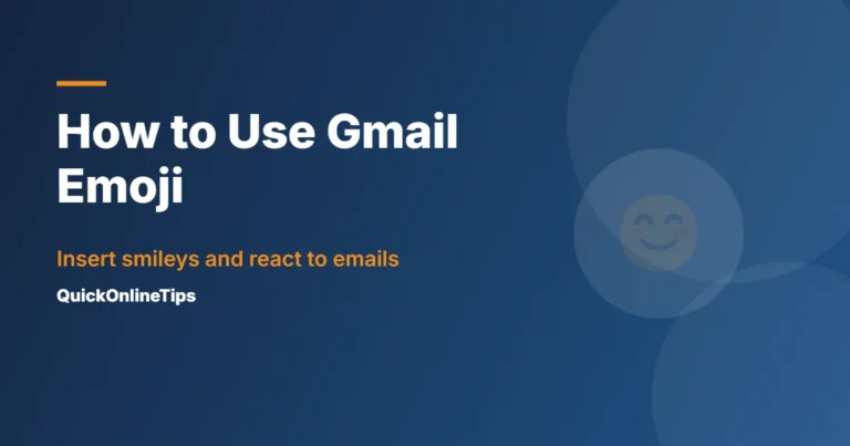 How to use Gmail emoji