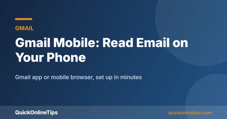 Gmail mobile guide to reading email on your phone