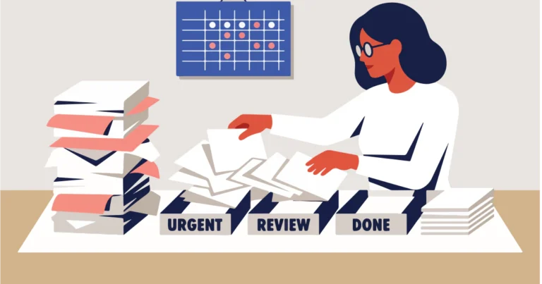 Gmail Priority Inbox - sorting messages into urgent, review and done piles