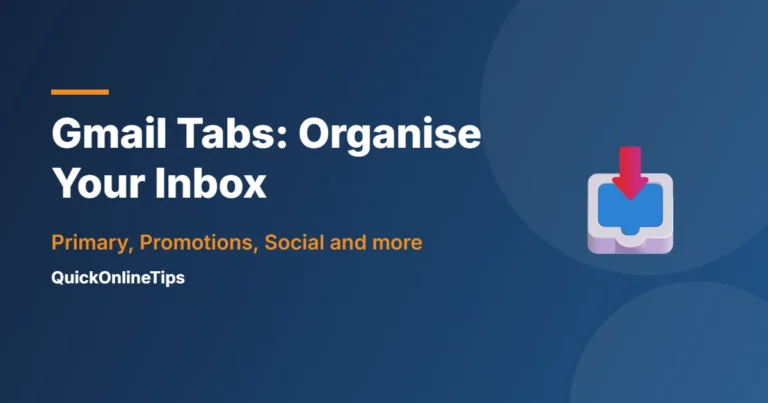 Gmail inbox tabs and categories