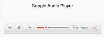 google audio player