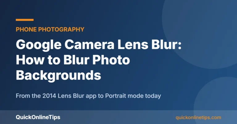Google Camera lens blur and how to blur photo backgrounds on a phone