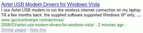 Indexed by Google