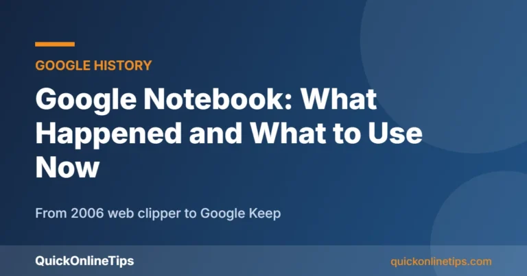 Google Notebook history and alternatives