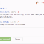 google plus comments