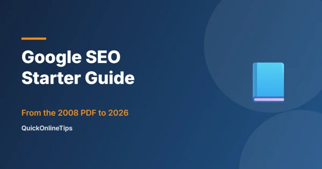Google SEO Starter Guide