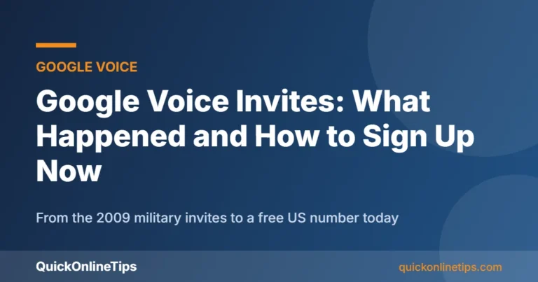 Google Voice invite history and how to get a Google Voice number today