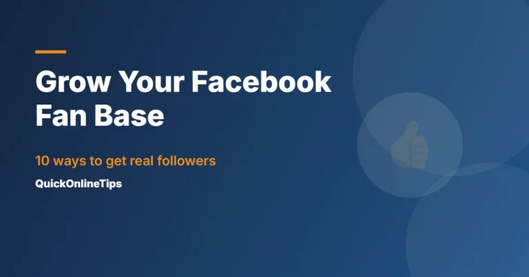 Grow your Facebook fan base