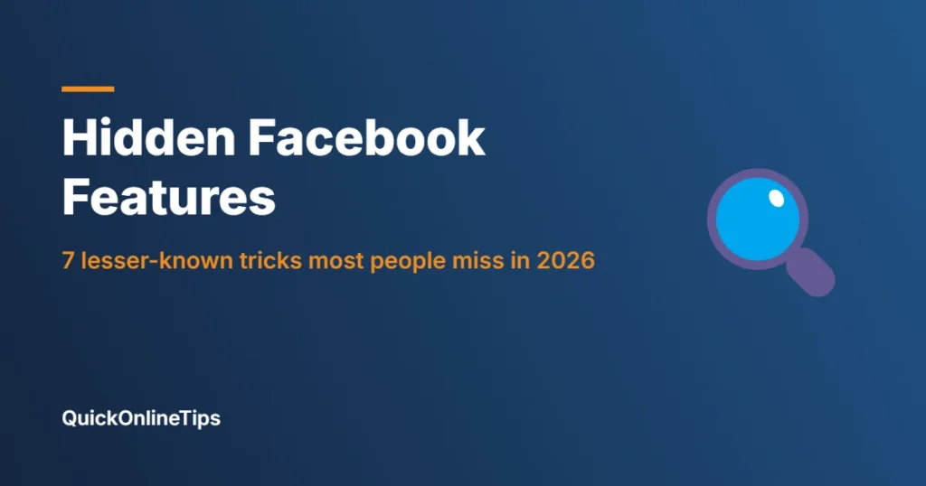 Hidden Facebook features