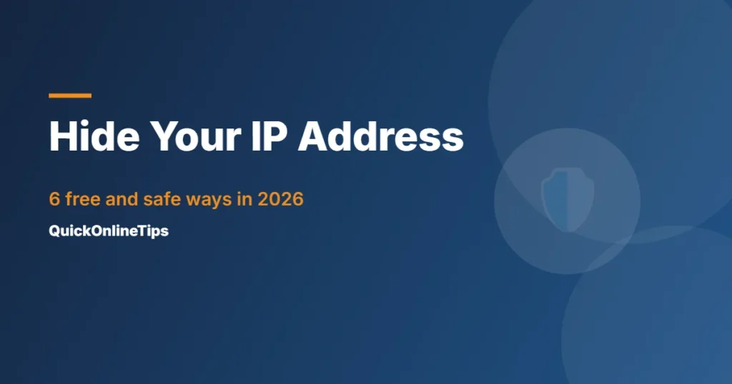 Hide your IP address for free