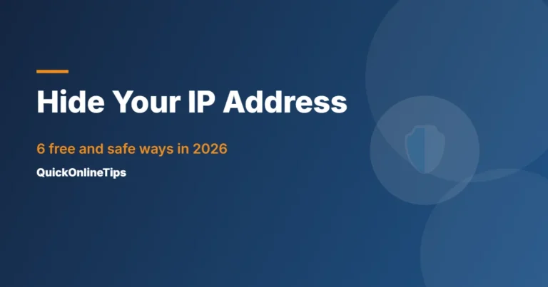 Hide your IP address for free