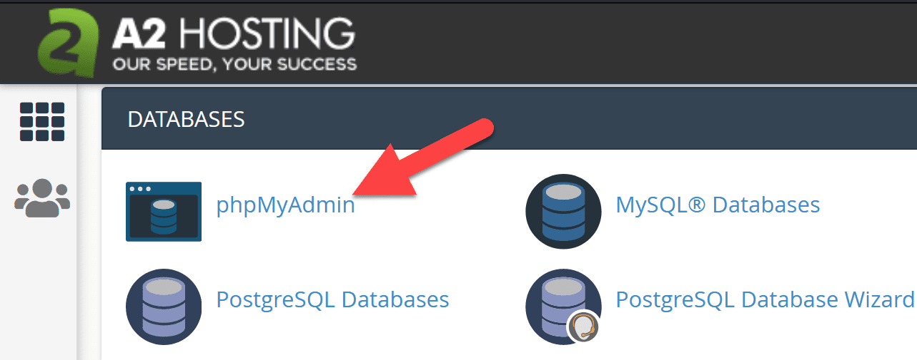 wordpress hosting phpmyadmin
