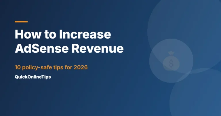 How to increase AdSense revenue