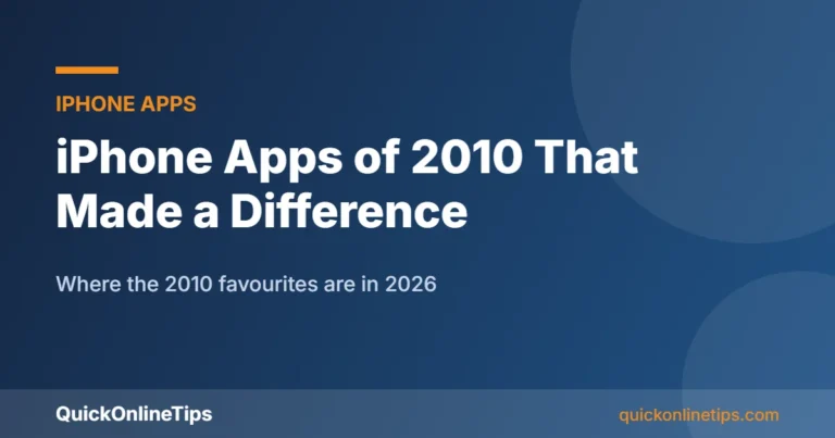 iPhone apps of 2010 that made a difference