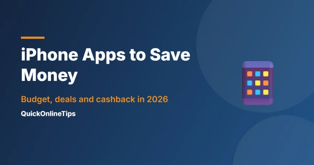iPhone apps that help save money