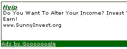 Adsense Italic Ads