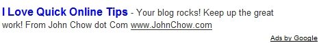 Jon Chow loves QOT