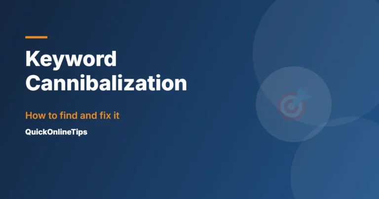 Keyword cannibalization