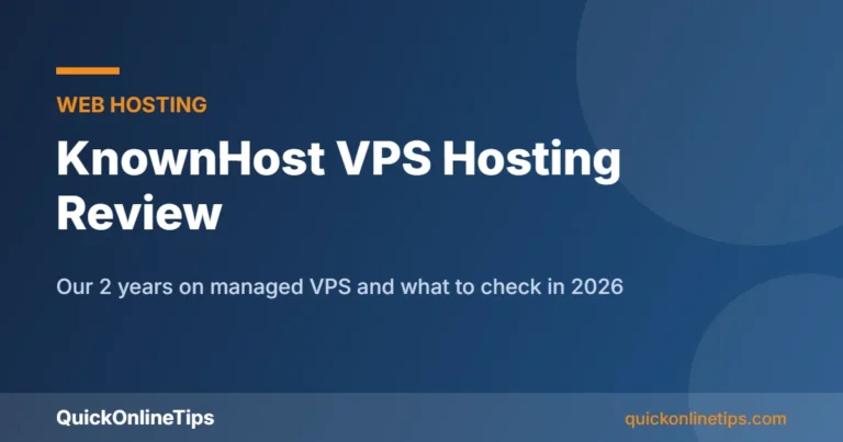 KnownHost VPS hosting review
