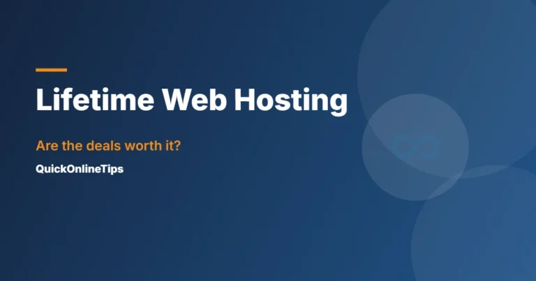 Lifetime web hosting deals