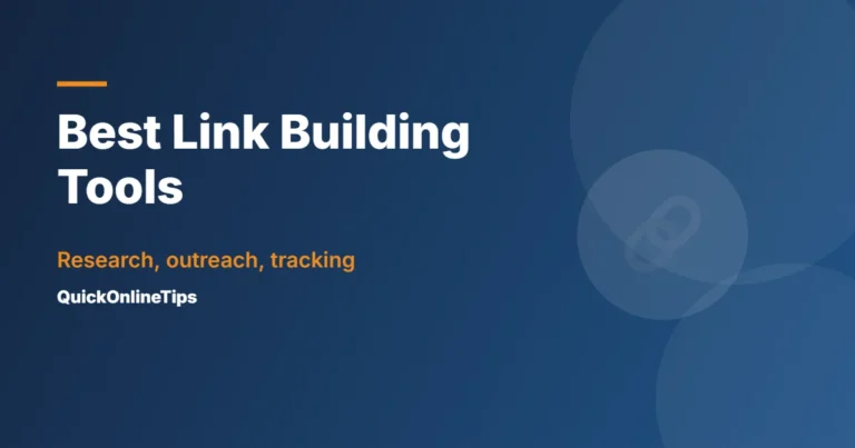 Best link building tools