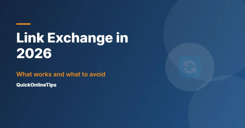 Link exchange requests in 2026