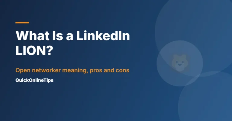 What is a LinkedIn LION