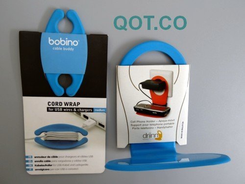 mobile holder and  cord wrap